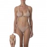 Effek Bikini Lurex Beige Donna