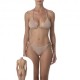 Effek Bikini Lurex Beige Donna