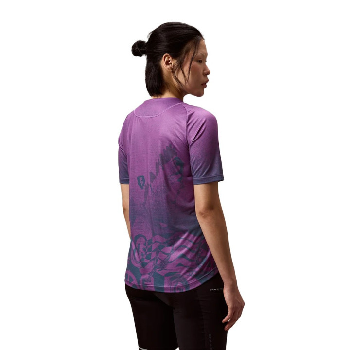 Endura T-Shirt Mtb Singletrack Print End Purple Donna