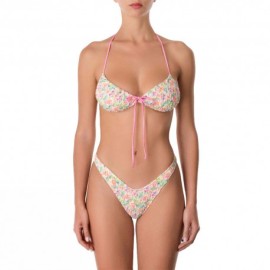 Effek Bikini Fascia Laccio Fiori Donna
