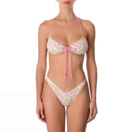 Effek Bikini Fascia Laccio Fiori Donna