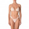Effek Bikini Triangolo Brasiliano Fiori Bianco Donna