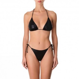 Effek Bikini Tirangolo Laccio Nero Donna