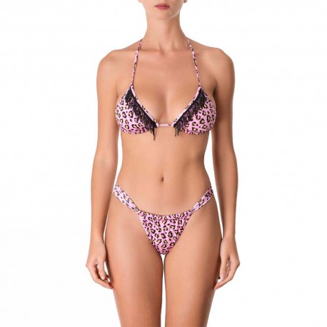 Effek Bikini Triangolo Brasiliano Frange Rosa Donna