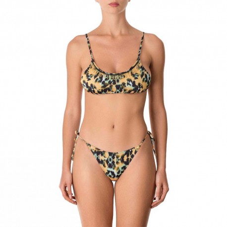 Effek Bikini Fascia Regolabile Laccio Arancio Donna