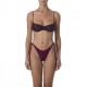Effek Bikini Balconcino Paillette Bordeaux Donna