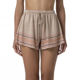 Effek Pantaloncini Mare Paillette Beige Donna