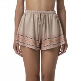 Effek Pantaloncini Mare Paillette Beige Donna