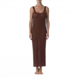Effek Abito Da Spiaggia Lungo Lurex Moro Donna