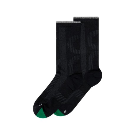 On Calze Running Elite High Nero
