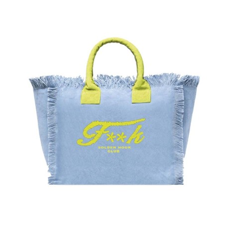Effek Borsa Mare Big Logo Azzurro