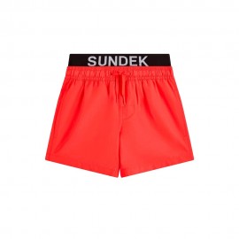 Sundek Costume Boxer Elastico Portalogo Arancio Bambino