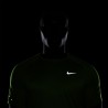 Nike T-Shirt Running Stride Lime Blast Argento Uomo