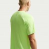 Nike T-Shirt Running Stride Lime Blast Argento Uomo