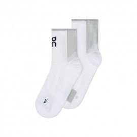 On Calze Running Performance Mid Bianco