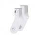 On Calze Running Performance Mid Bianco