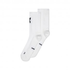 On Calze Running Core High X 2 Bianco