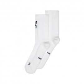 On Calze Running Core High X 2 Bianco