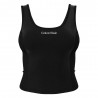 Calvin Klein Canottiera Logo Nero Donna