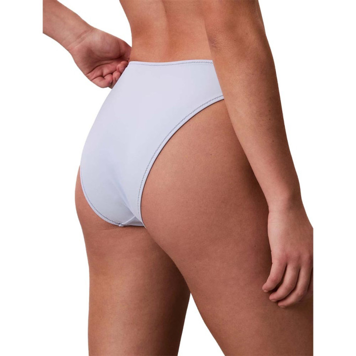 Calvin Klein Costume Slip High Leg Azzurro Donna