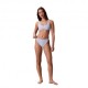 Calvin Klein Costume Slip High Leg Azzurro Donna
