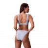 Calvin Klein Bralette Logo Azzurro Donna