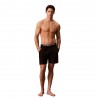 Calvin Klein Costume Boxer Vita Logo Nero Uomo