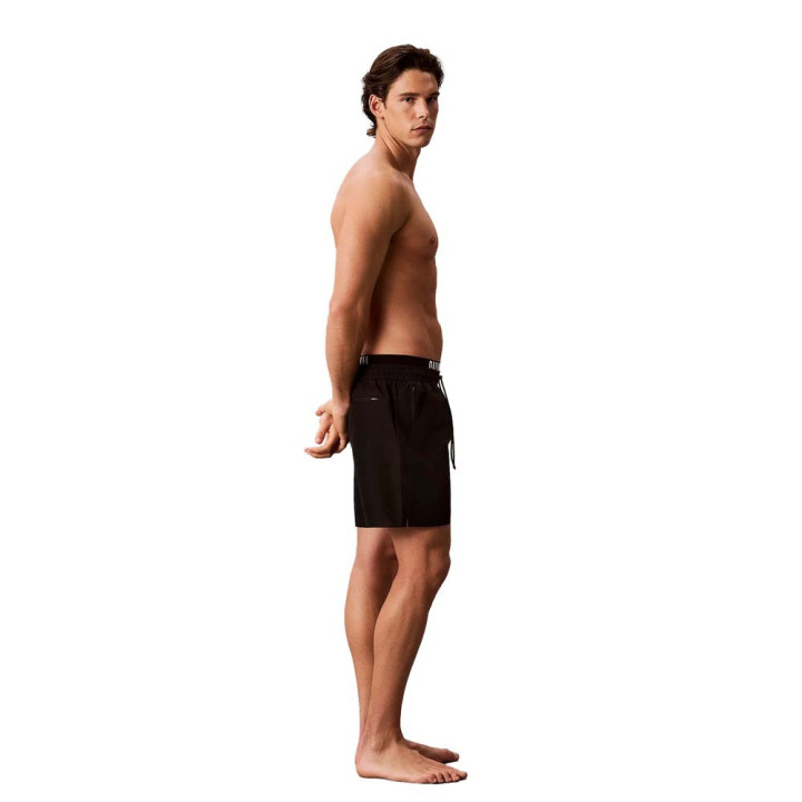 Calvin Klein Costume Boxer Vita Logo Nero Uomo