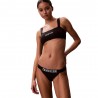 Calvin Klein Costume Slip Brazilian Nero Donna