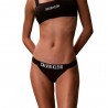 Calvin Klein Costume Slip Brazilian Nero Donna