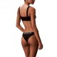 Calvin Klein Costume Slip Brazilian Nero Donna