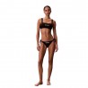 Calvin Klein Costume Slip Side Tie Nero Donna