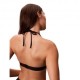 Calvin Klein Bikini Top Banda Nero Donna