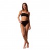 Calvin Klein Costume Slip Vita Alta Nero Donna