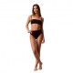 Calvin Klein Costume Slip Vita Alta Nero Donna