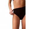 Calvin Klein Costume Slip Vita Alta Nero Donna