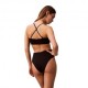 Calvin Klein Costume Slip Vita Alta Nero Donna