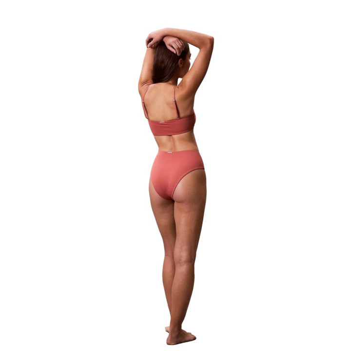 Calvin Klein Costume Slip Vita Alta Moro Donna