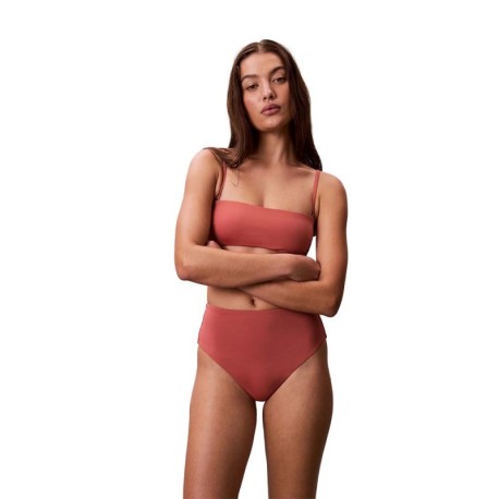 Calvin Klein Costume Slip Vita Alta Moro Donna