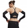 Under Armour Canotta Running Crop Velociti Elite Ultimate Nero Capri Donna