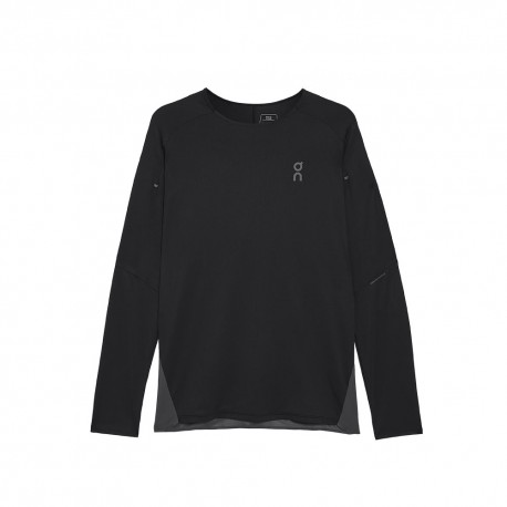 On Maglia Running Performance Long-T Nero Uomo