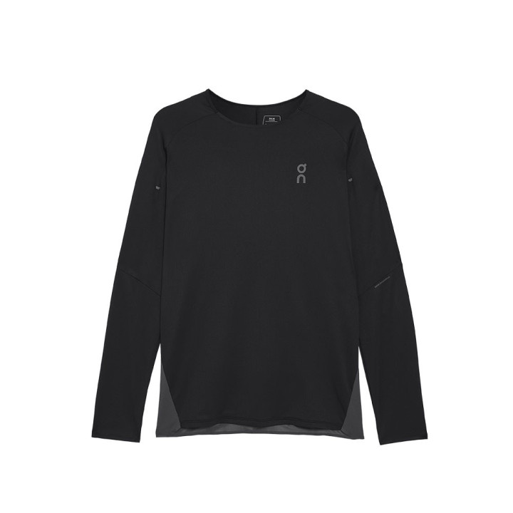 On Maglia Running Performance Long-T Nero Uomo