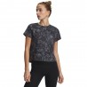 Under Armour T-Shirt Running Velociti Pro Print Nero Reflective Donna