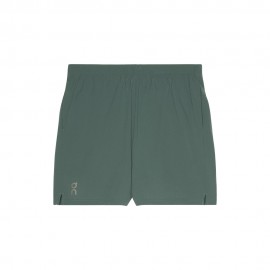 On Pantaloncini Running 5" Core Olive Uomo