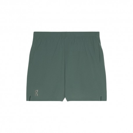 On Pantaloncini Running 5" Core Olive Uomo