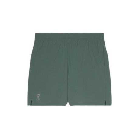 On Pantaloncini Running 5" Core Olive Uomo
