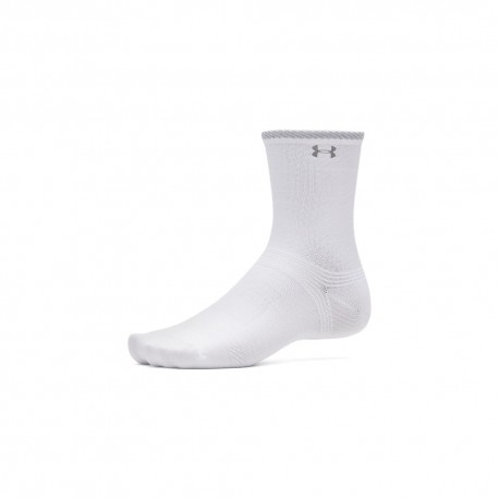 Under Armour Calze Running Velociti Lite Crew 1Pk Bianco