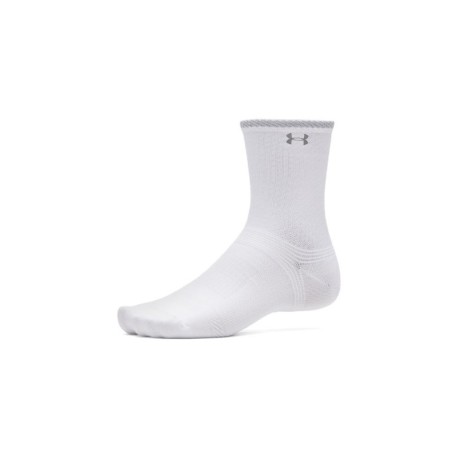 Under Armour Calze Running Velociti Lite Crew 1Pk Bianco