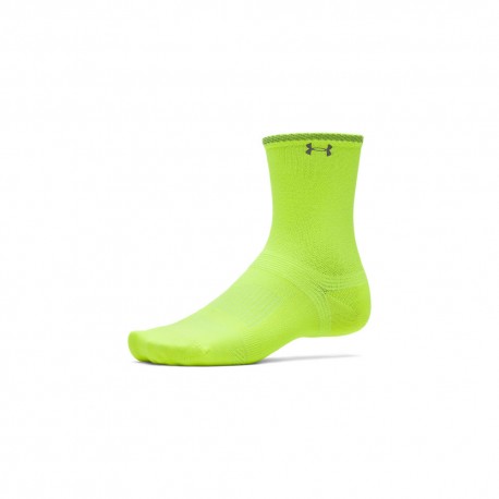 Under Armour Calze Running Velociti Lite Crew 1Pk High Vis Giallo