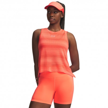 Under Armour Canotta Running Velociti Electric Tangerine Reflection Donna